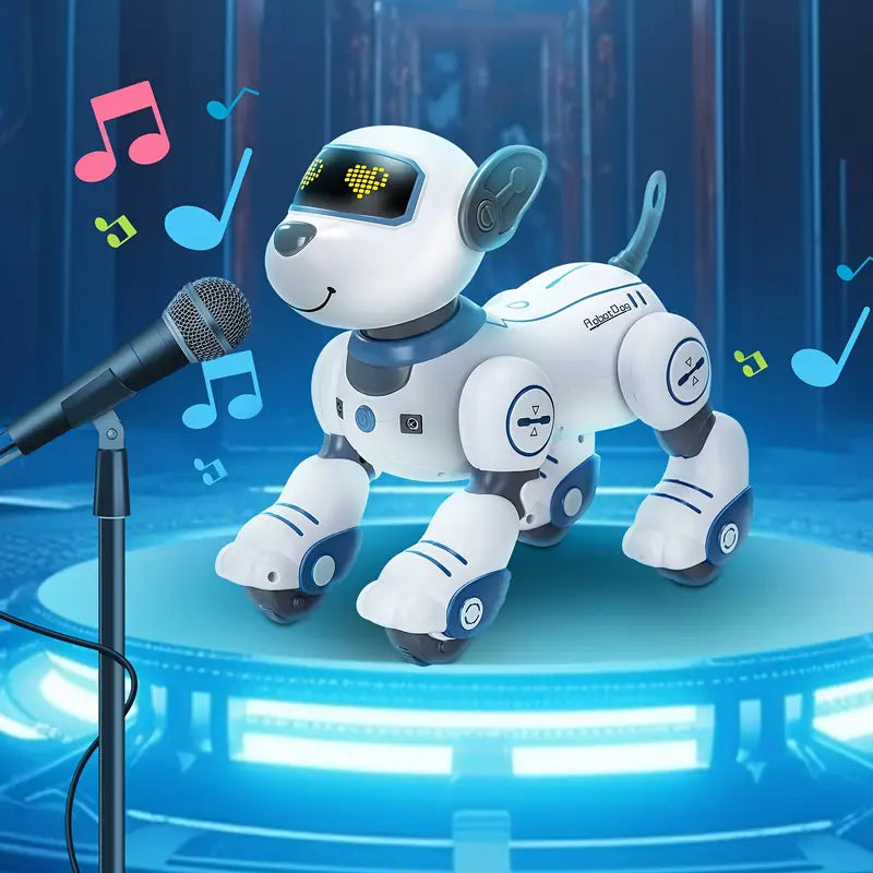 Remote Control Robot Dog Toy with Infrared, Smart Robot Puppy, Interactive Dancing
